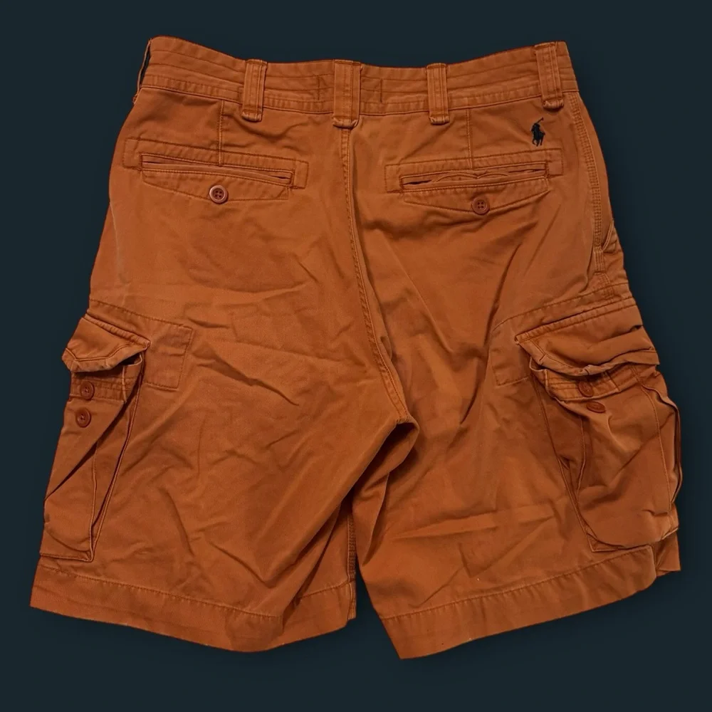 Polo Ralph Lauren Orange Cargo Shorts
